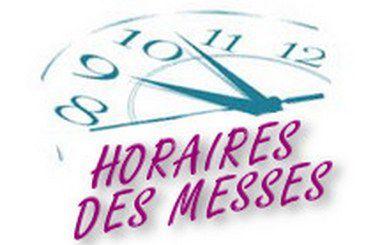 Horaires messe